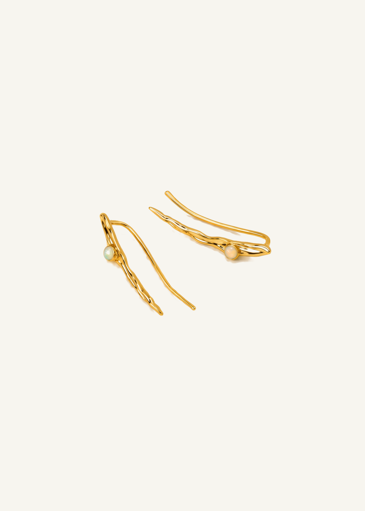 Moonriver Ear Climber — off-white background hero