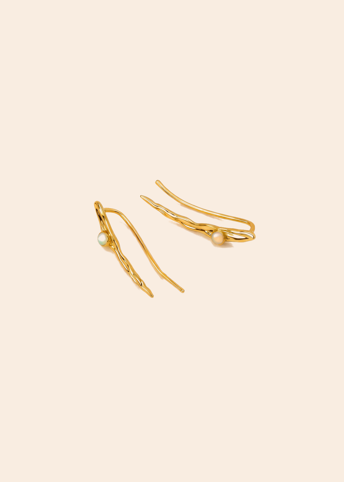 Moonriver Ear Climber — off-white background hero